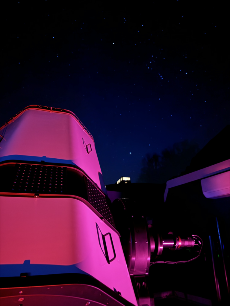 An Observable Space telescope at work.