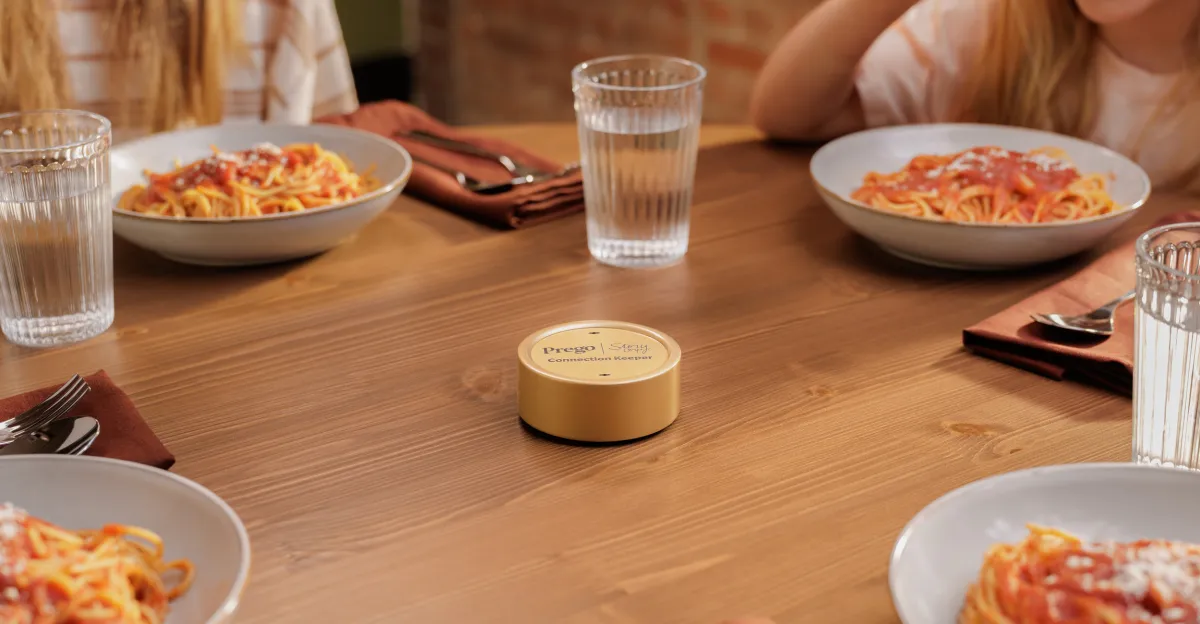 This pasta sauce wants to record your family
