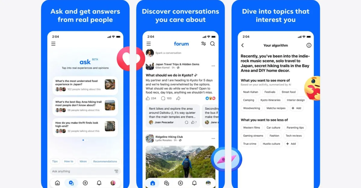 Meta’s Forum is part Reddit, part Facebook, and part Google AI Overview